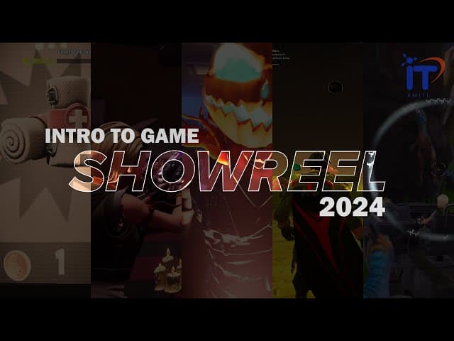 Introduction to game design and development showreel 2024